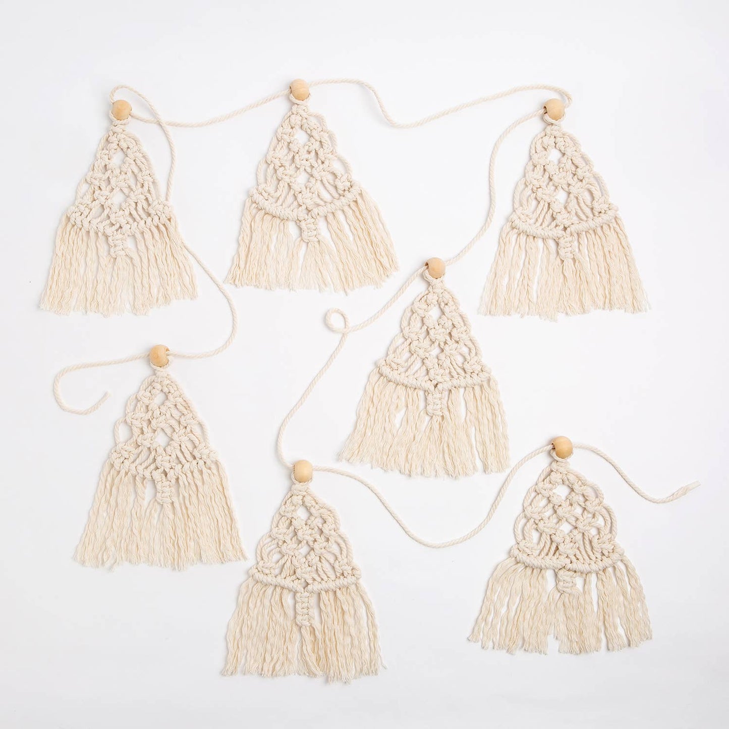 Christmas Tree Garland Macrame Craft Kit