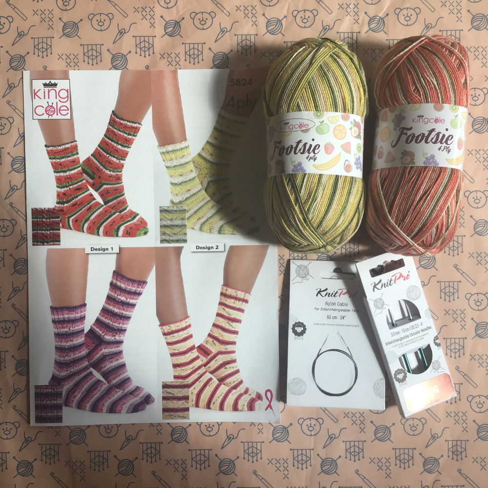 Knitted Sock Stitch Kit