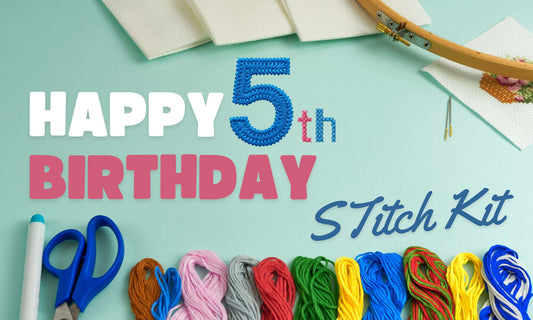 Happy 5th Birthday Stitch Kit