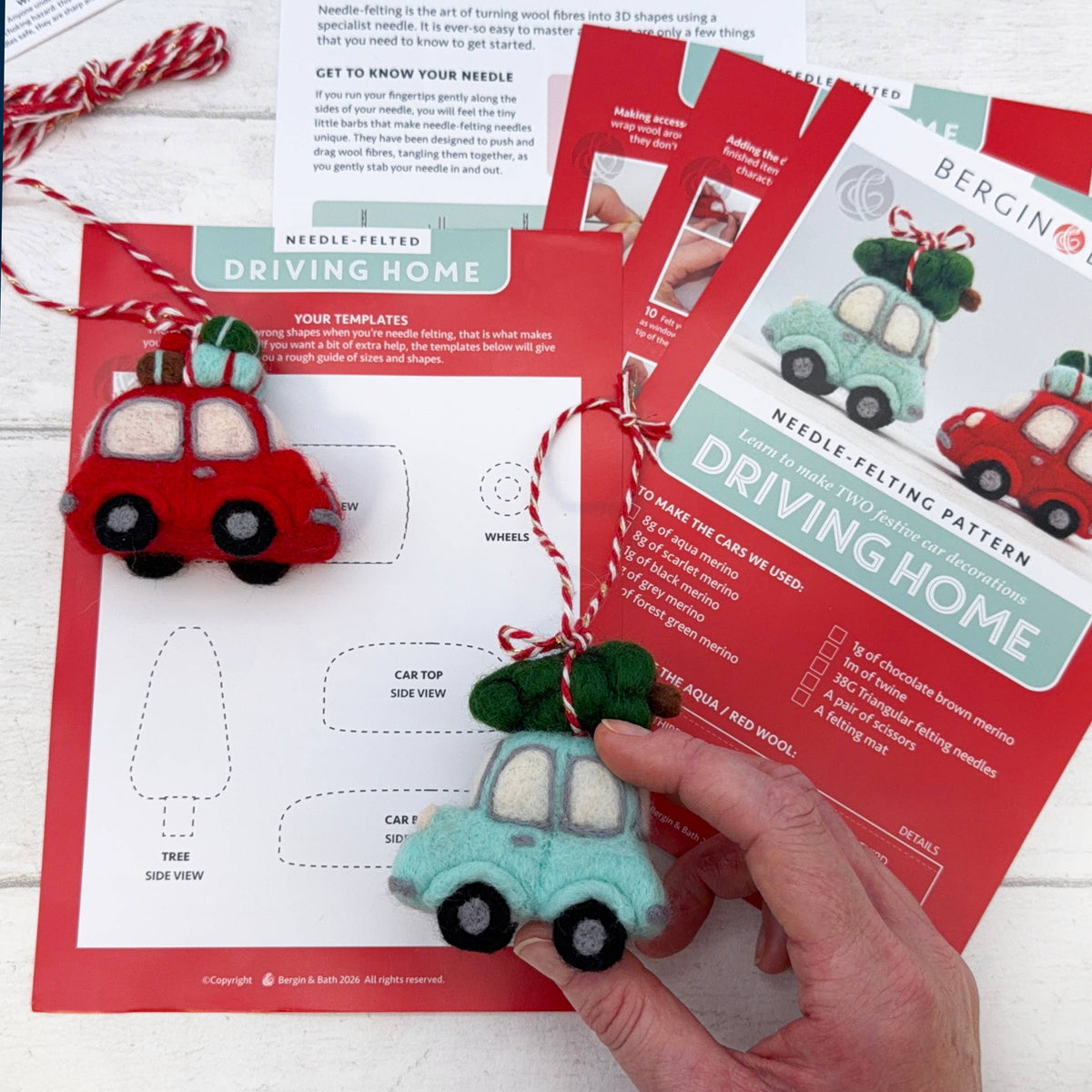 Bergin & Bath Needle Felting Kit – Driving Home