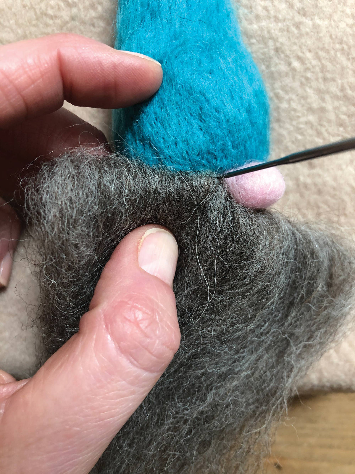 Premium needle felting kit - SEVEN Naughty Gnomes.