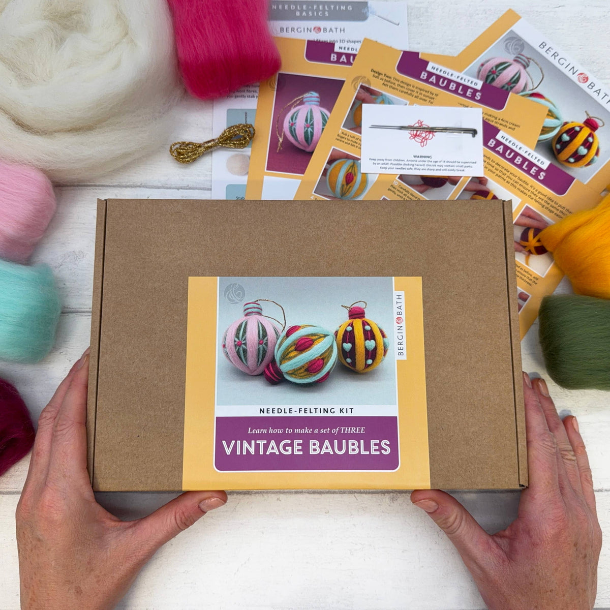 Bergin & Bath Needle Felting Kit – Vintage Baubles