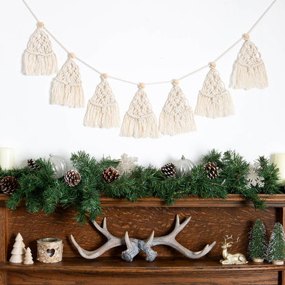 Christmas Tree Garland Macrame Craft Kit
