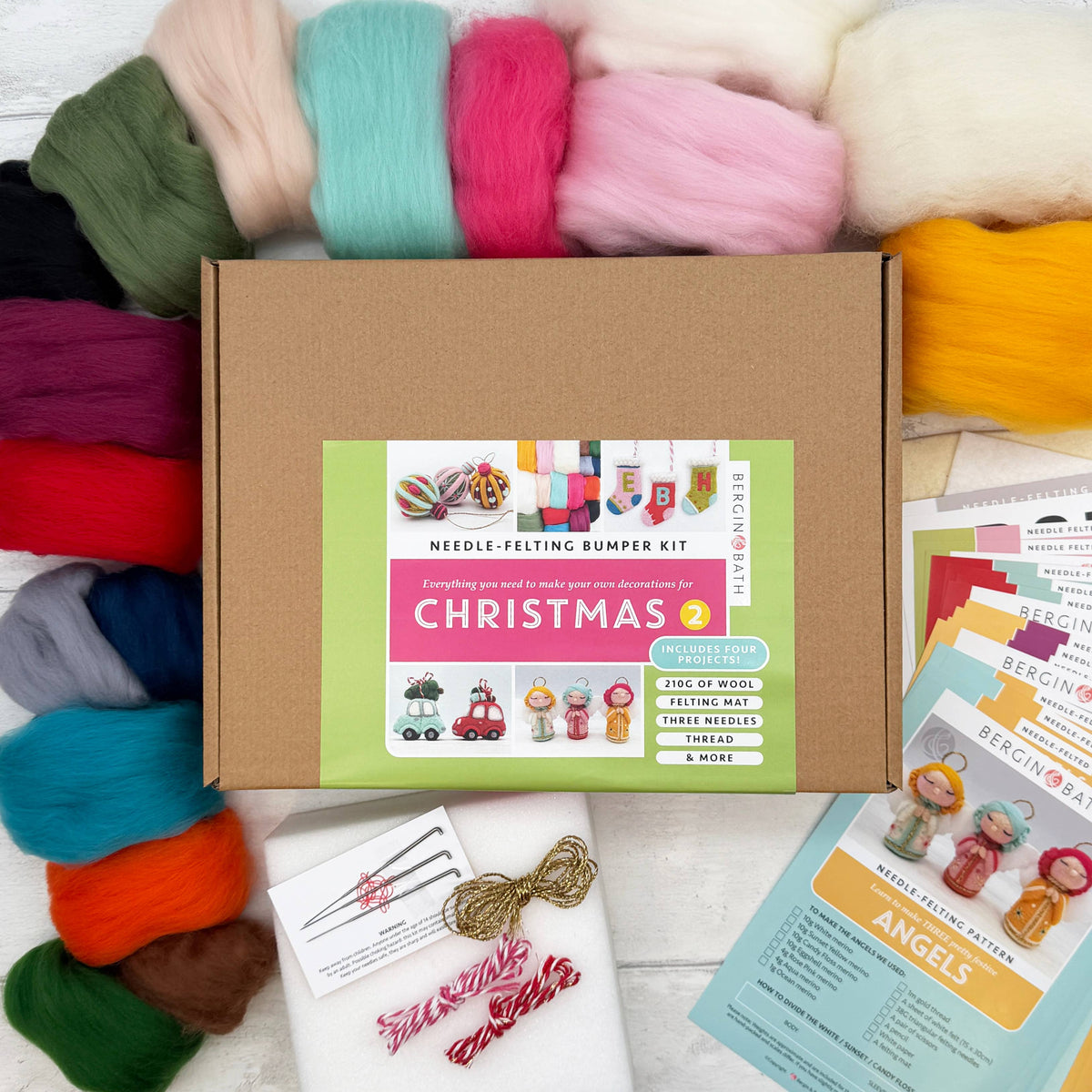 Bumper Christmas Needle Felting Kit