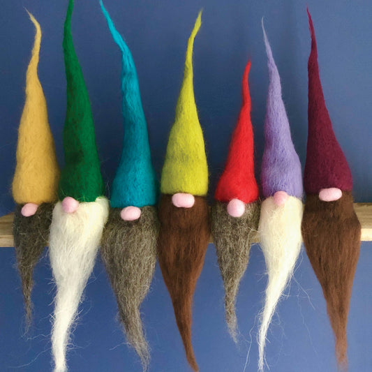 Premium needle felting kit - SEVEN Naughty Gnomes.