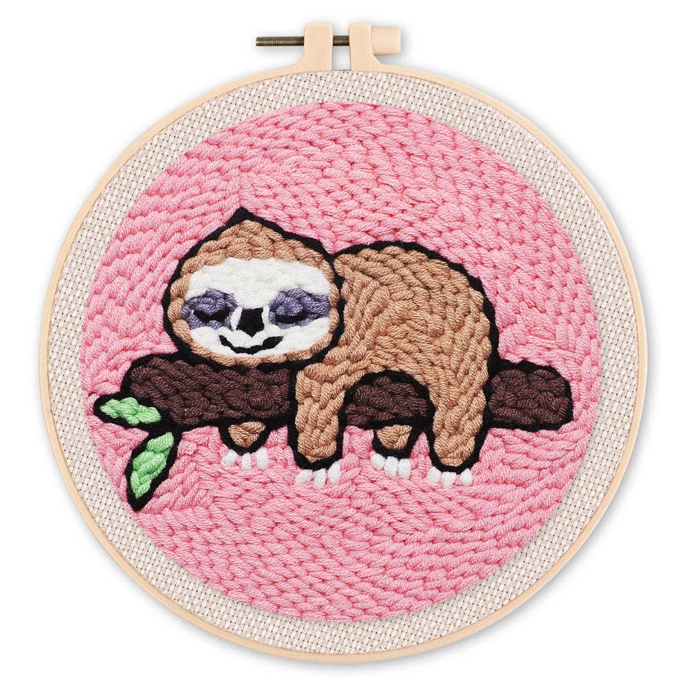 Punch Needle Kit - Sloth on a Branch