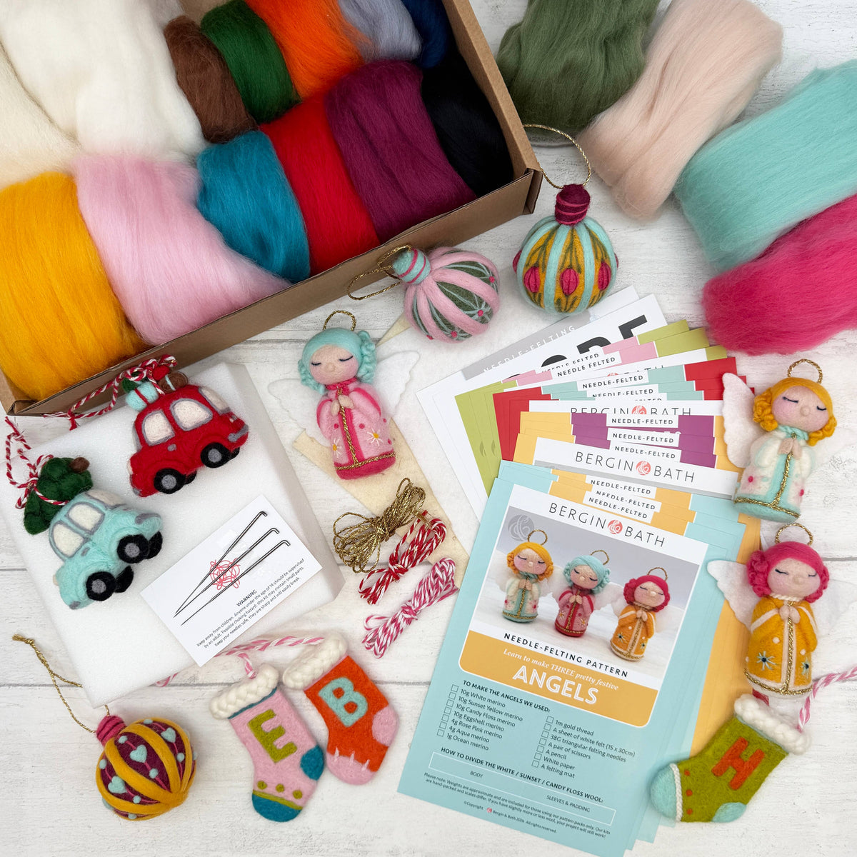 Bumper Christmas Needle Felting Kit