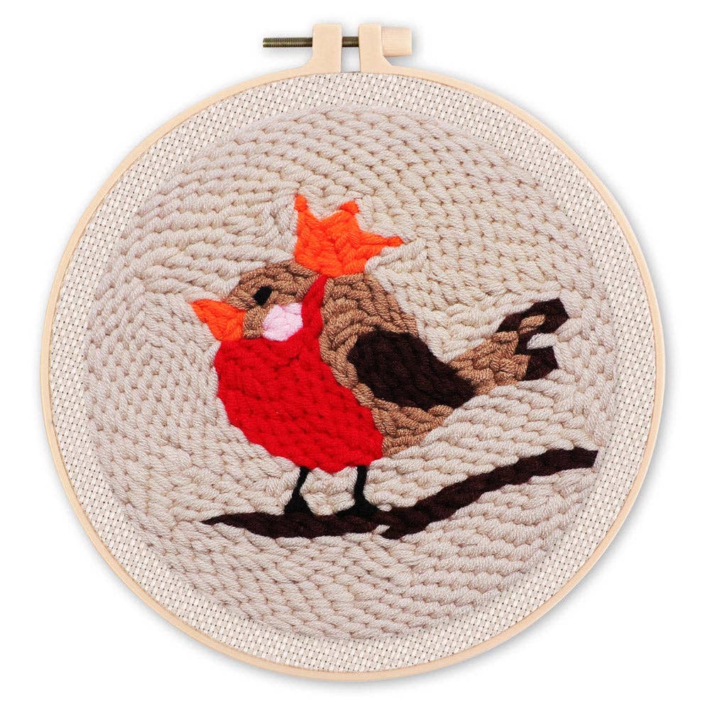 Punch Needle Kit - Red Robin