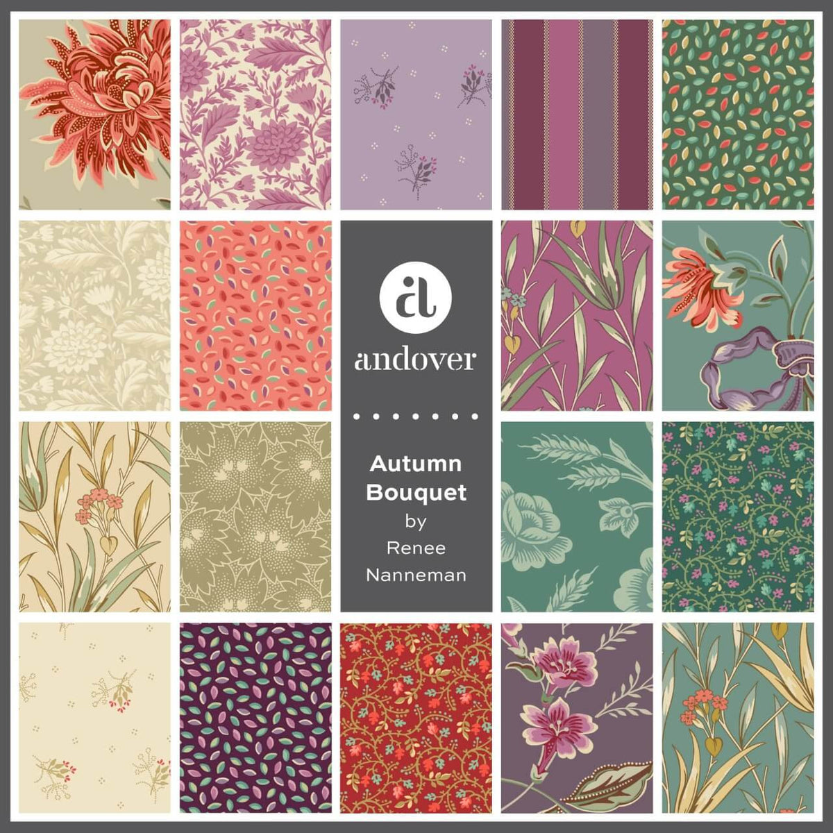 Autumn Bouquet by Renee Nanneman Jelly Roll