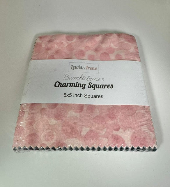 Lewis & Irene Bumbleberries Charming Squares – 5″ Fabric Squares
