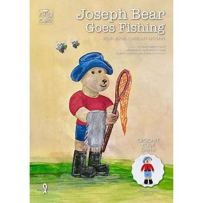 Joseph Bear Goes Fishing Story Book and Crochet Pattern Kit