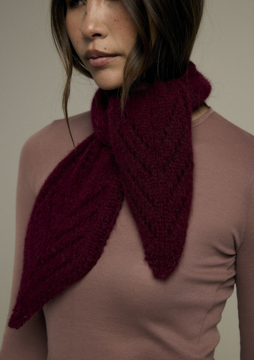 Rosin Neckerchief pattern in Mode at Rowan Softest Alpaca Yarn