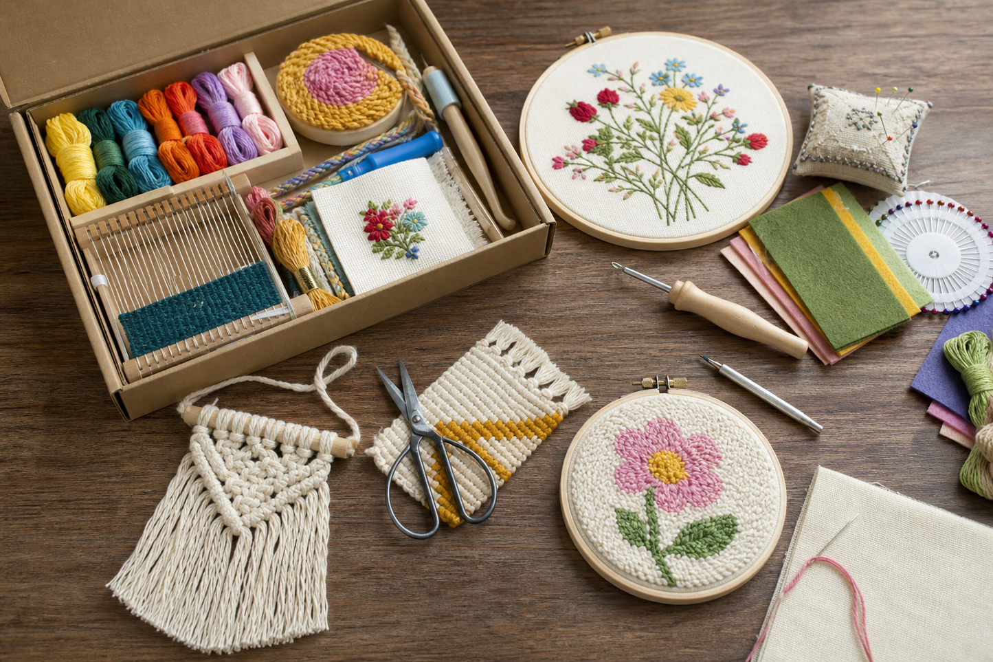 Mixed Craft Kits for Trying Multiple Stitchcraft Techniques - 21336