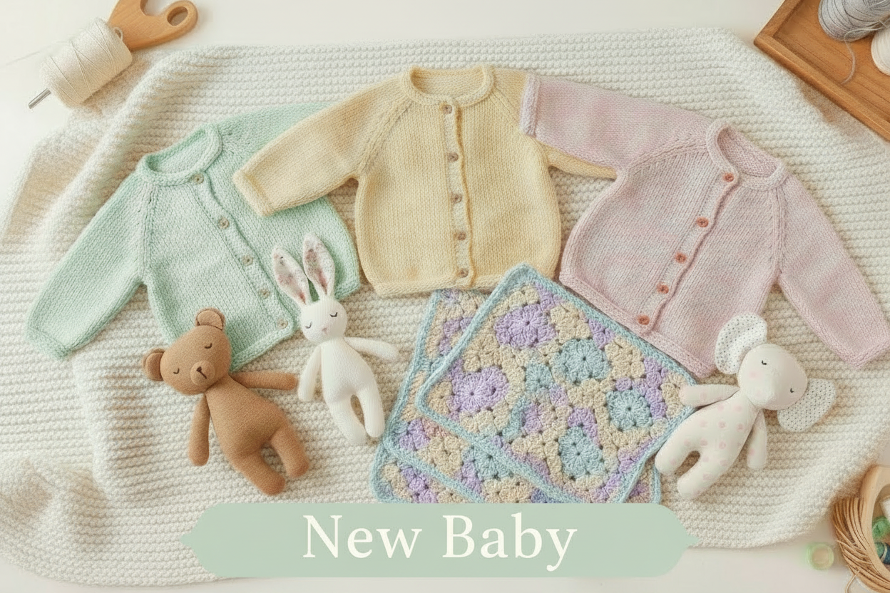 ITEMS CRAFTED FOR A NEW BABY 