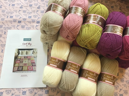 Quiet Sky Crocheted Blanket Kit 