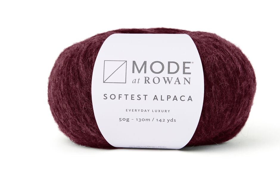 Rosin Neckerchief pattern in Mode at Rowan Softest Alpaca Yarn
