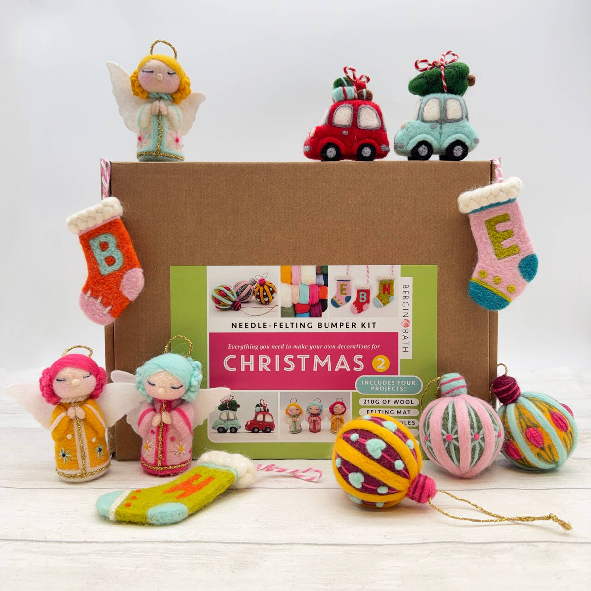 Bumper Christmas Needle Felting Kit