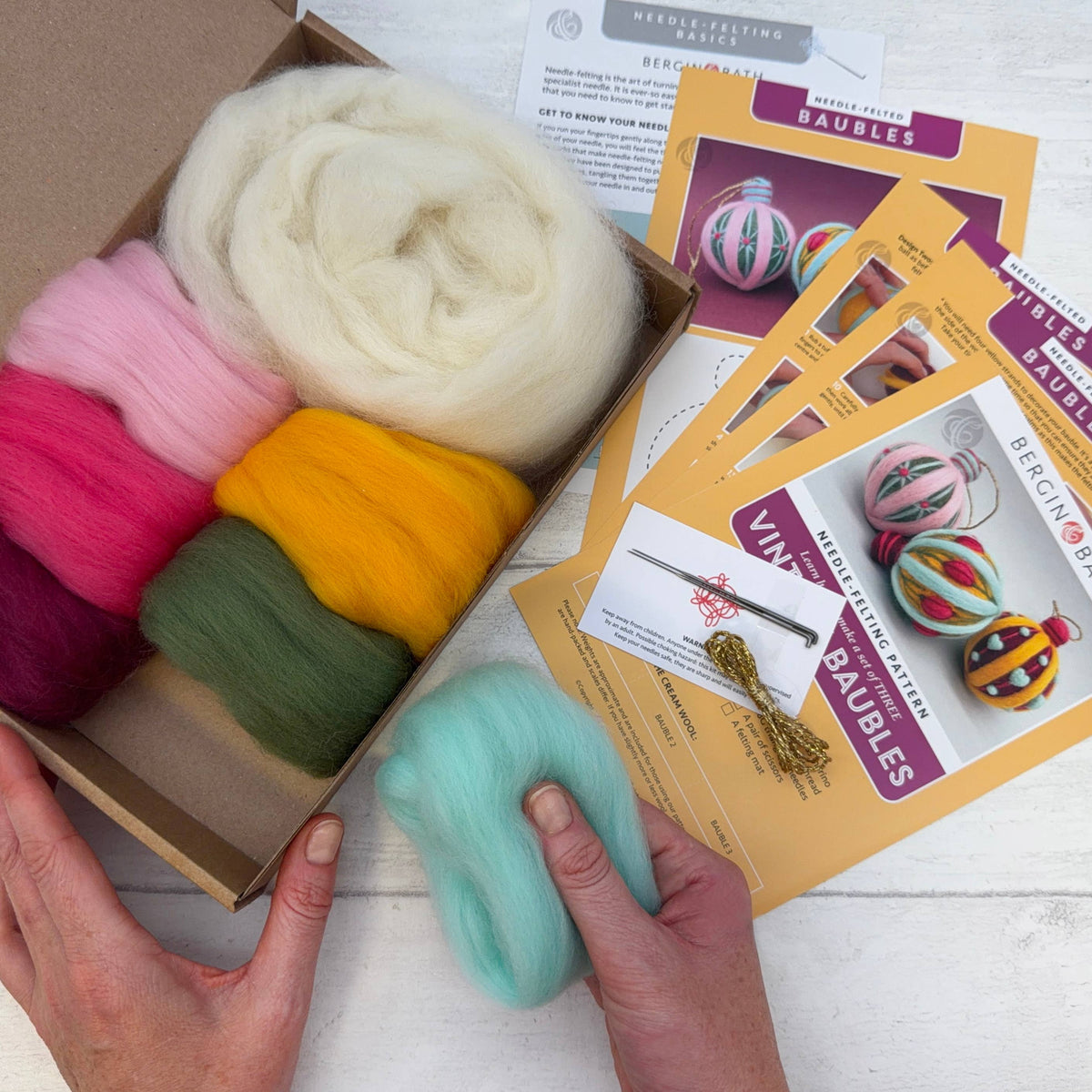 Bergin & Bath Needle Felting Kit – Vintage Baubles