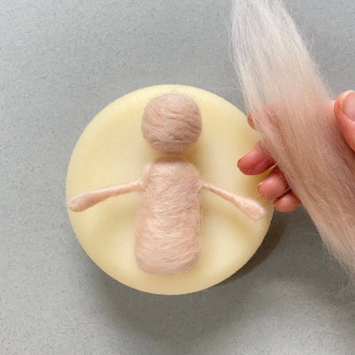 Needle Felting Kit, Fairies. Make THREE felted fairy dolls