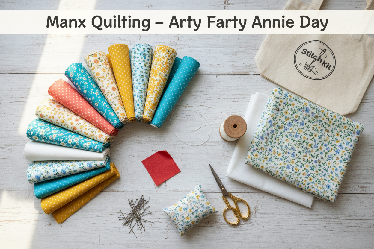 Manx Quilting Arty Farty Annie Day